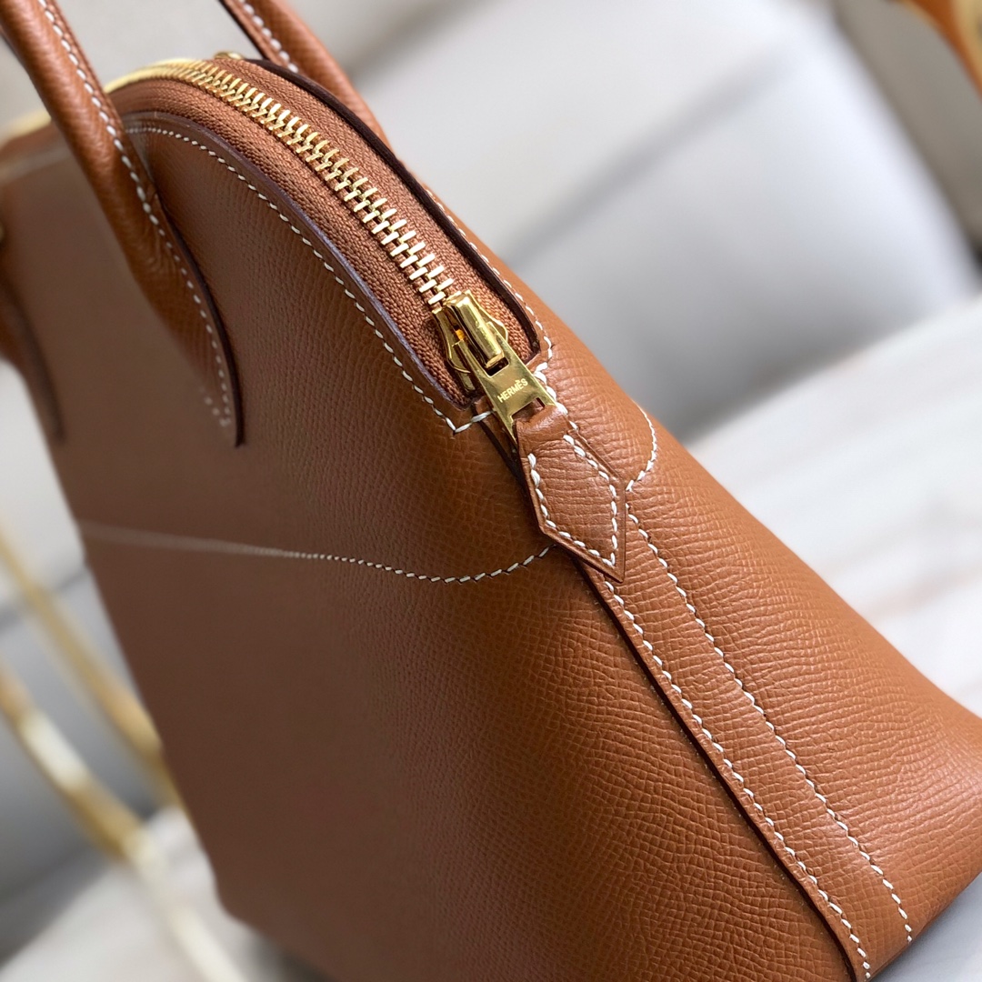 에르메스 볼리드27 골드브라운 금장 앱송